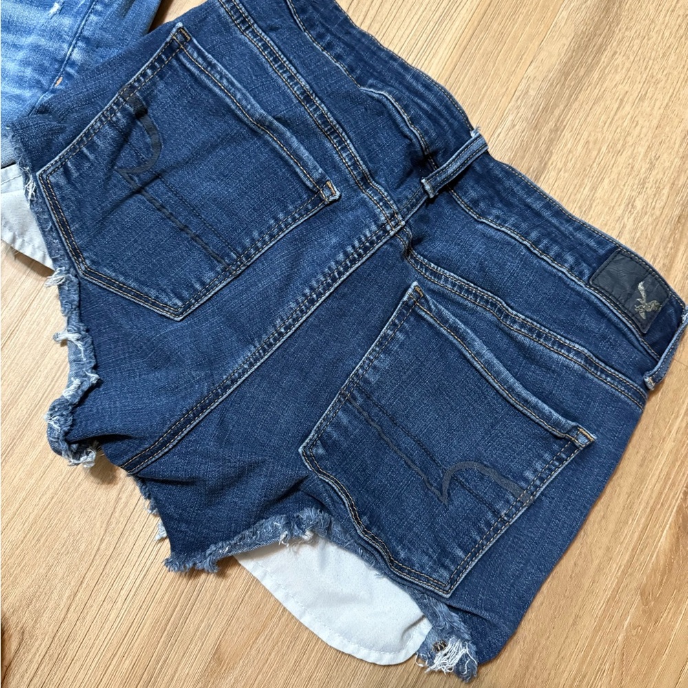 American Eagle Outfitters Dark Blue Jean Shorts